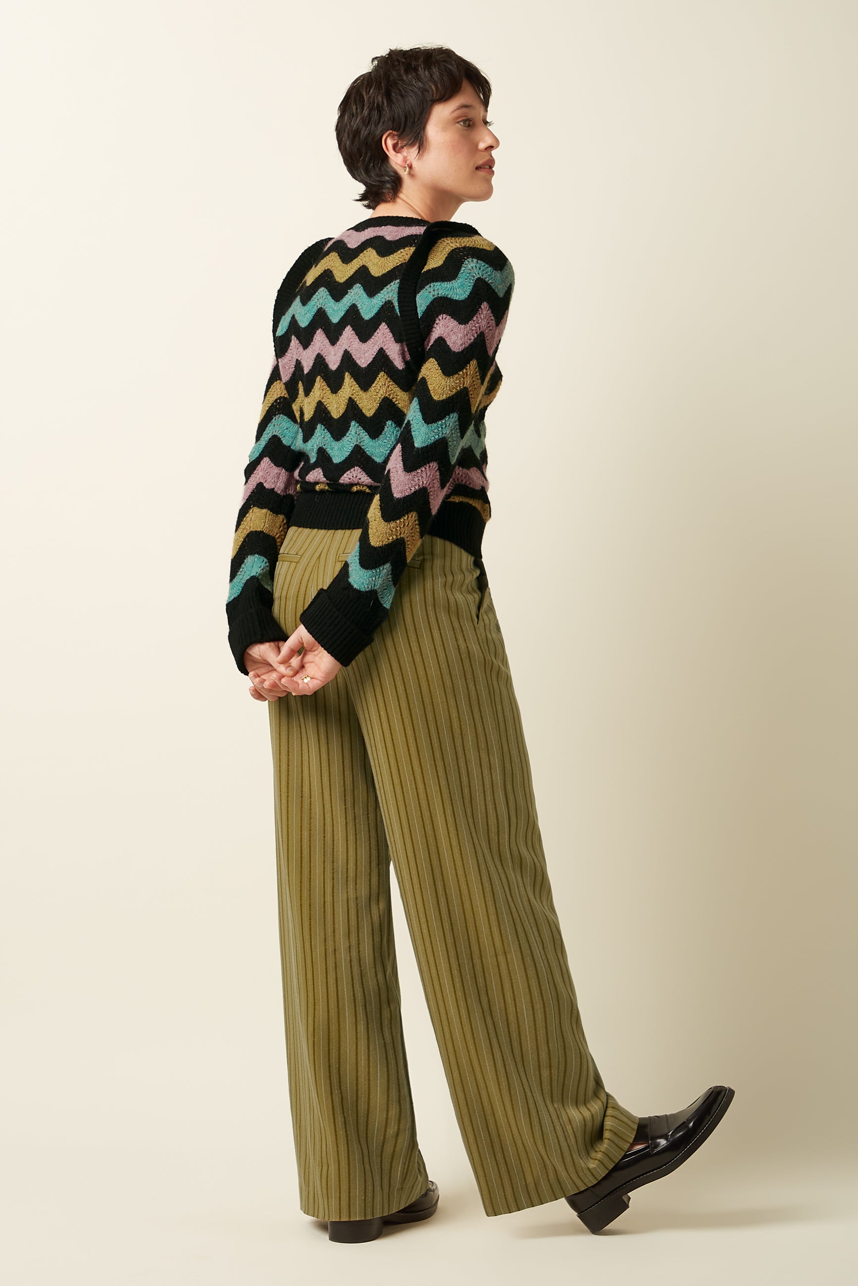 Rosa Pants Cortez - Tapenade Brown