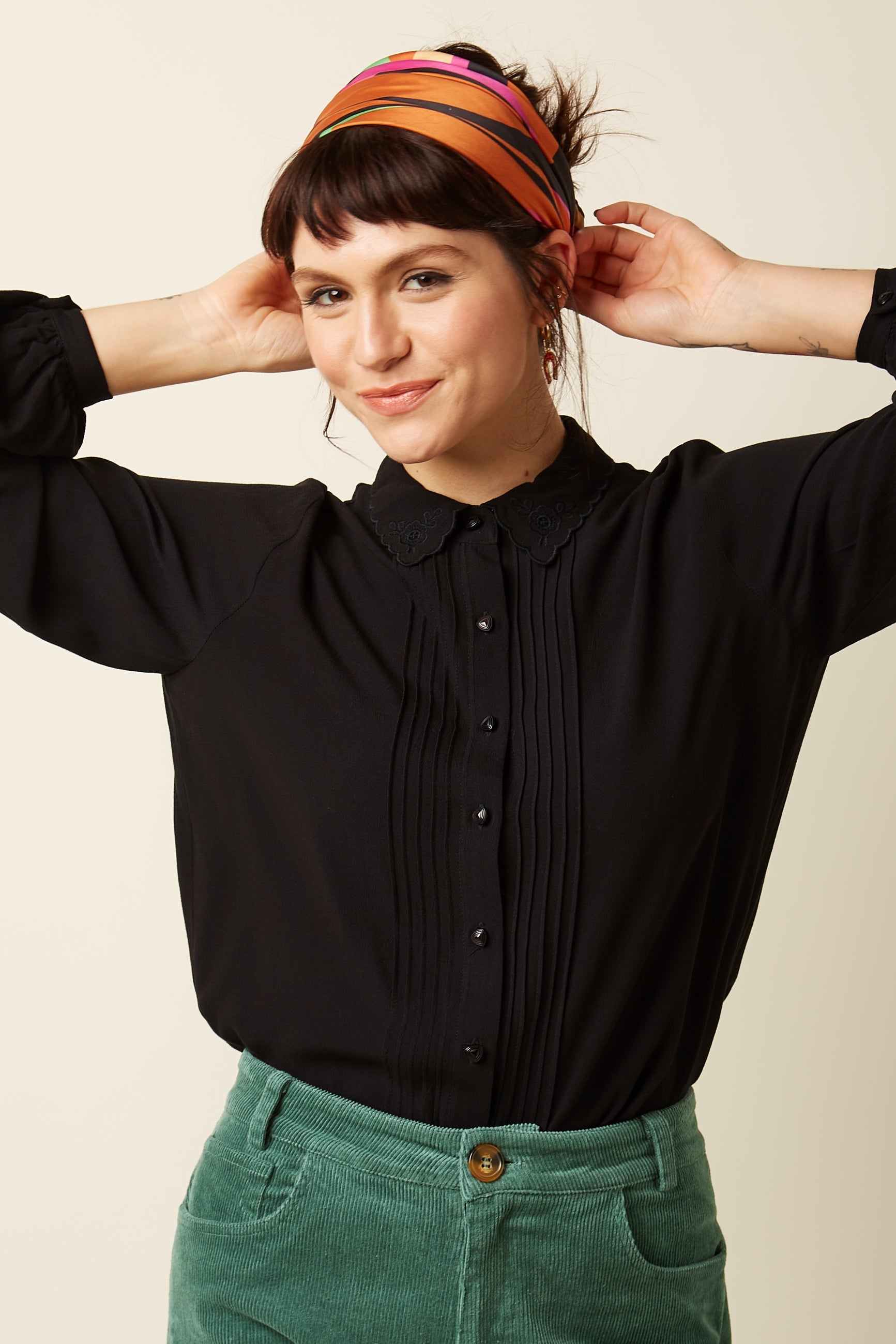 Alicia Blouse Etha - Black – King Louie