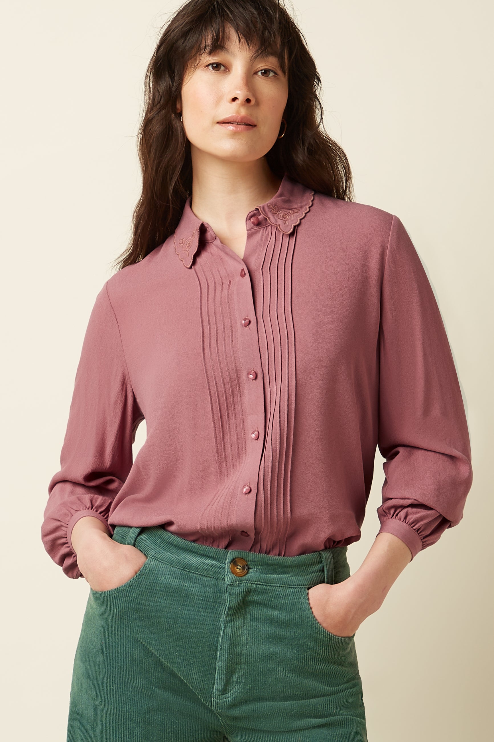 Alicia Blouse Etha - Mesa Pink