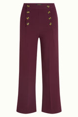 Cinzia Pants Malone - Bordeaux Red
