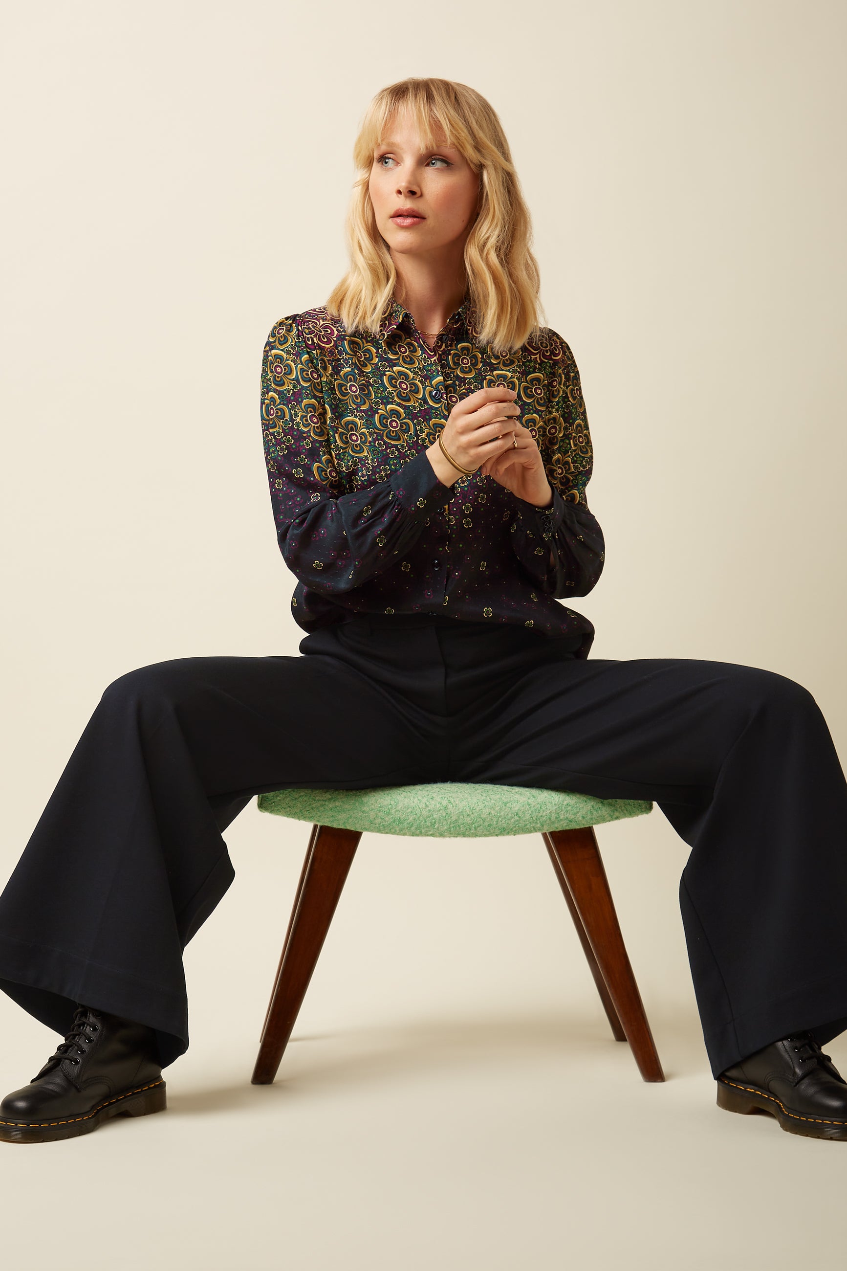 Chloe Pants Uni Rodeo - Black