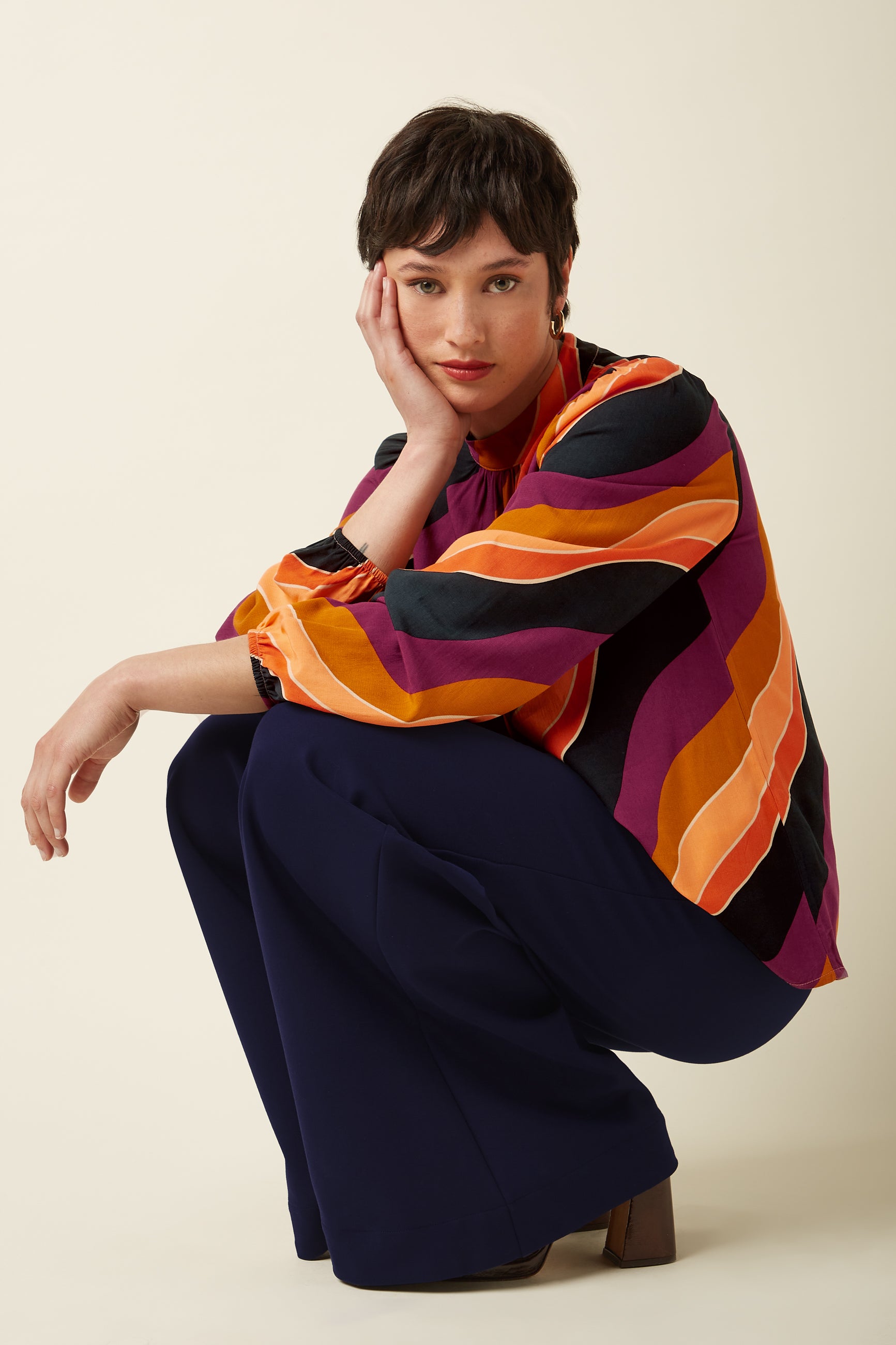 Chloe Pants Uni Rodeo - Evening Blue