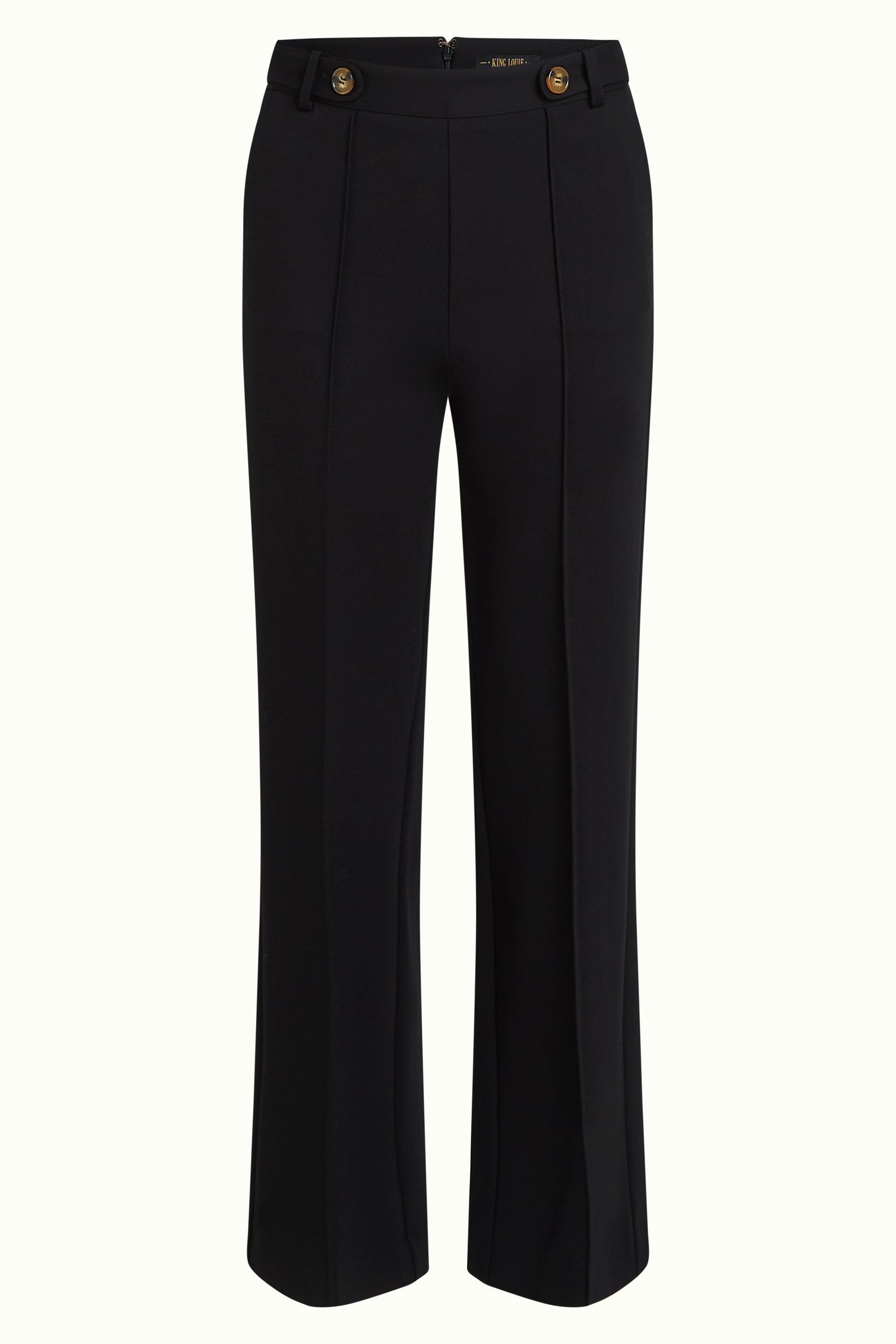 Garbo Pintuck Pants Uni Rodeo - Black