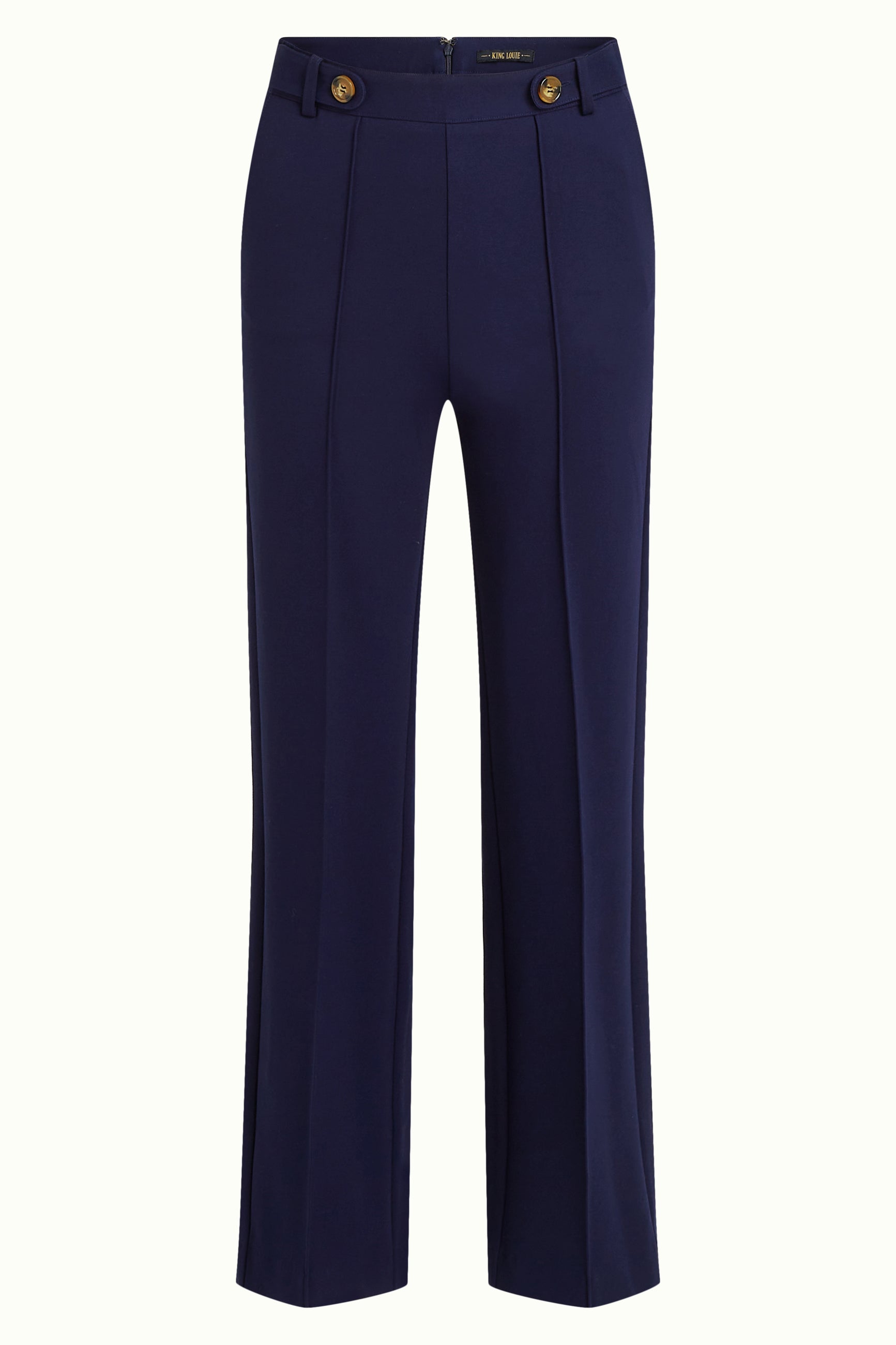 Garbo Pintuck Pants Uni Rodeo - Evening Blue