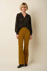 Bella Blouse Twirl - Black