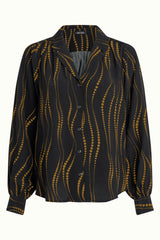 Bella Blouse Twirl - Black