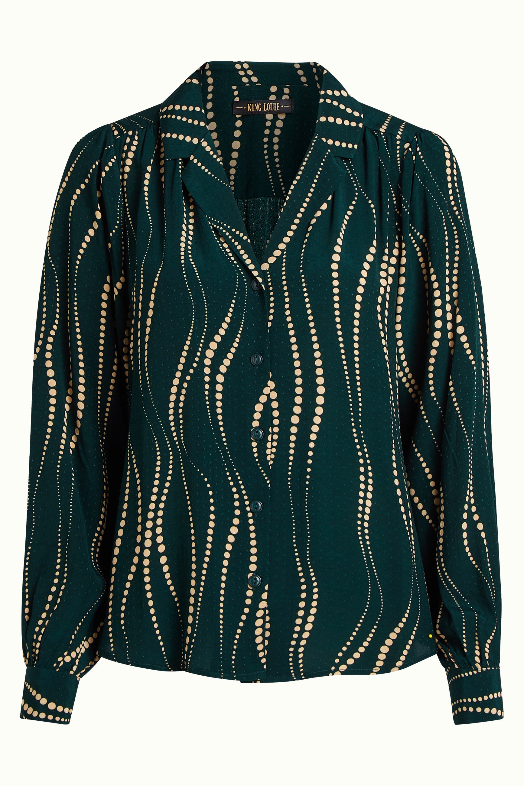 Bella Blouse Twirl - Pine Green