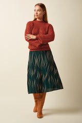 Juno Skirt Twirl - Pine Green