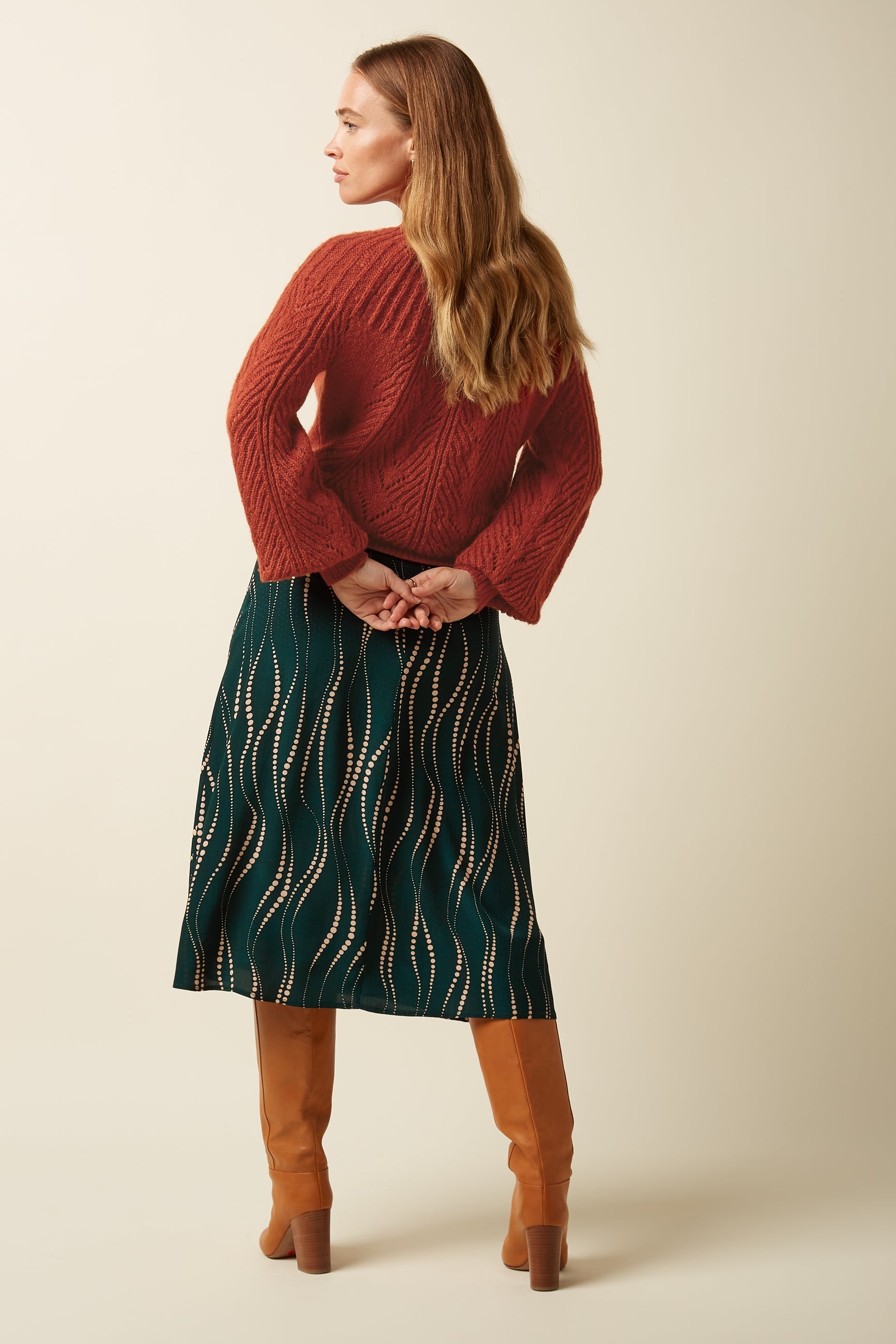 Juno Skirt Twirl - Pine Green