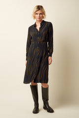 Mina Dress Twirl - Black