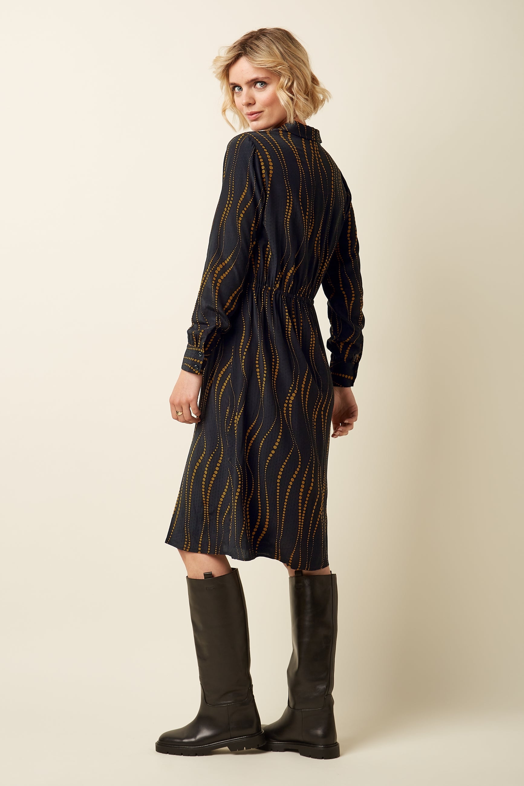 Mina Dress Twirl - Black