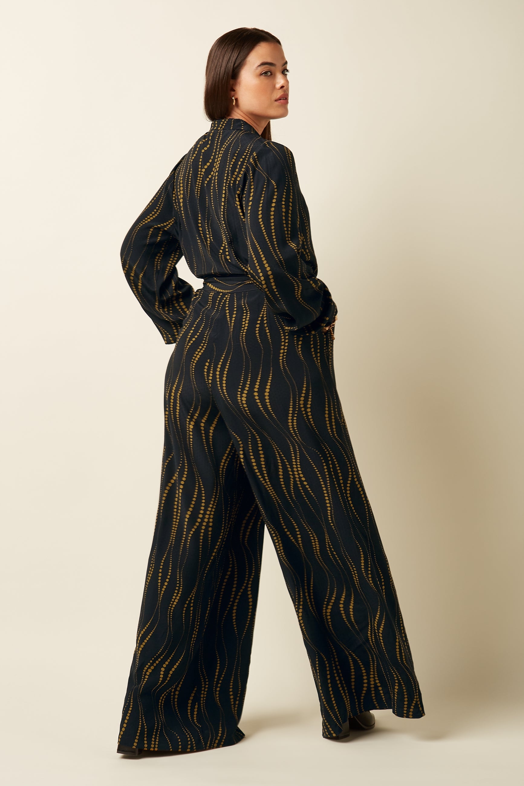 Doris Jumpsuit Twirl - Black