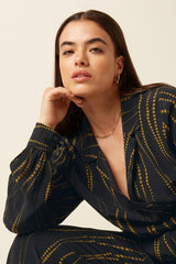 Doris Jumpsuit Twirl - Black