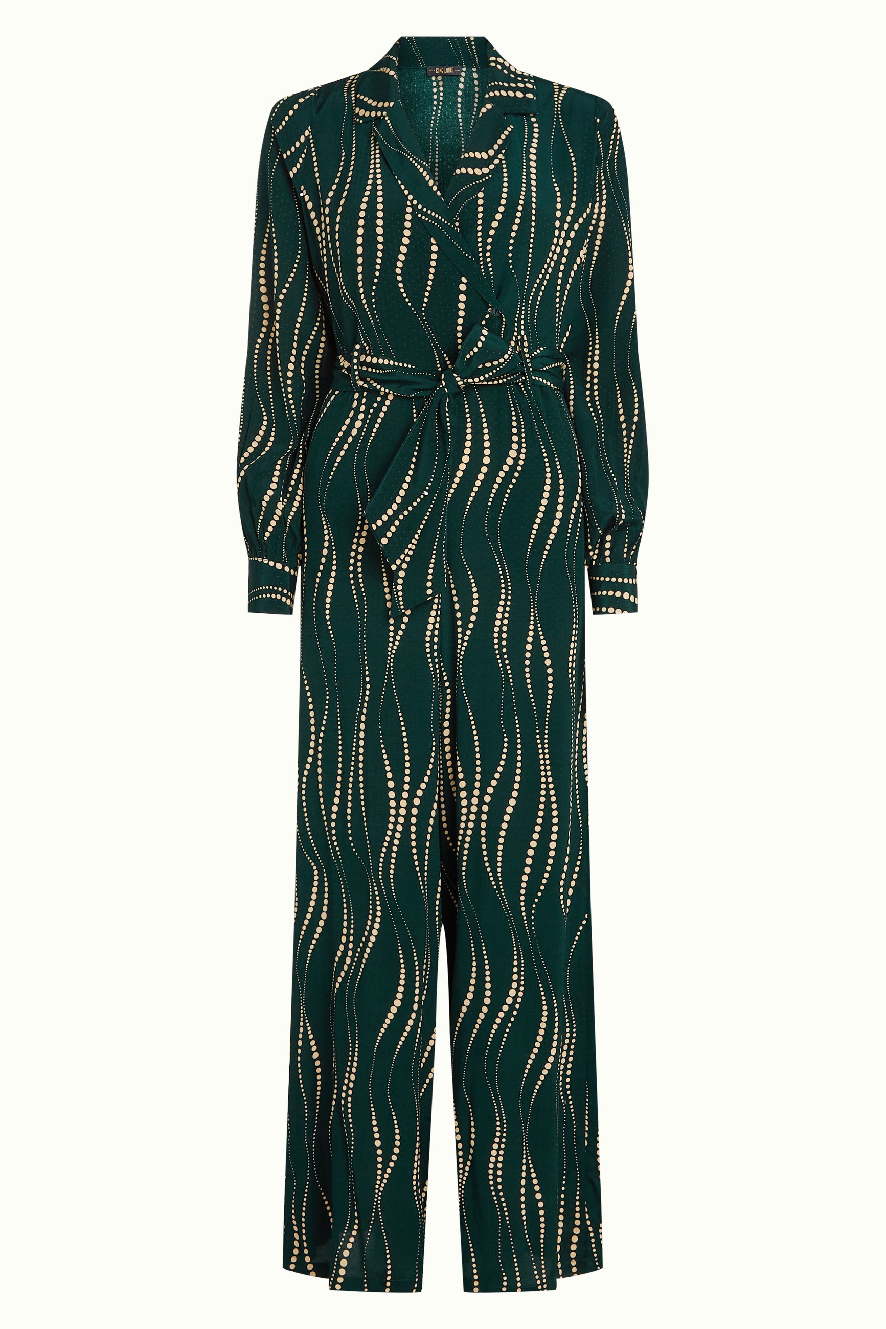Doris Jumpsuit Twirl - Pine Green