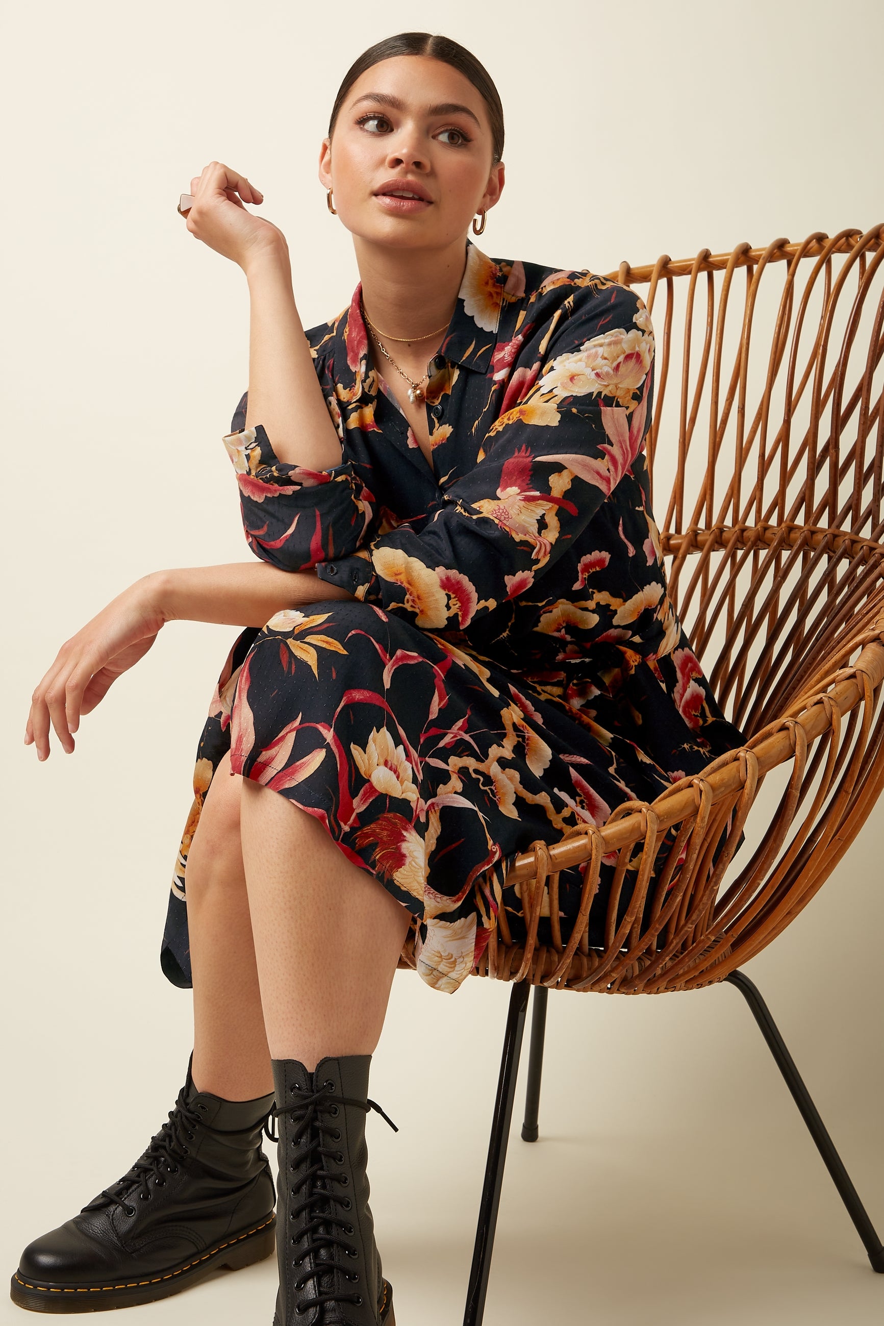 Olive Dress Neve - Black