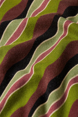 Cardi Deep V Razzle - Posey Green