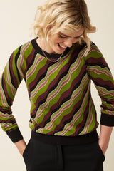 Agnes Top Razzle - Posey Green