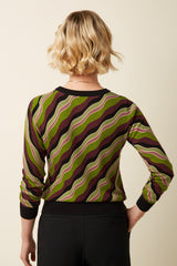 Agnes Top Razzle - Posey Green