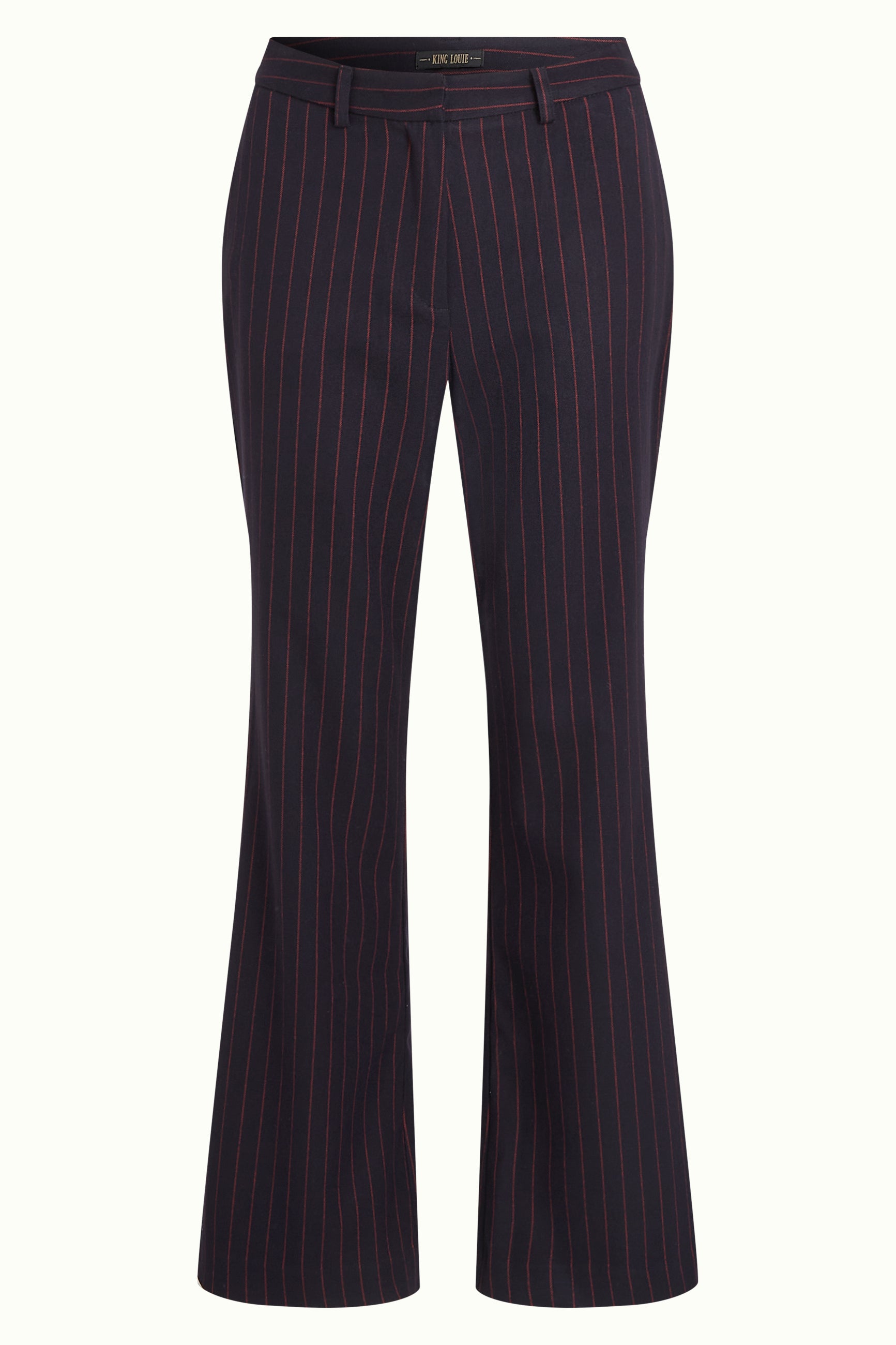 Livia Pants Pinstripe - Night-Sky Blue