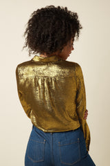 Maisie Blouse Flambe - Gold