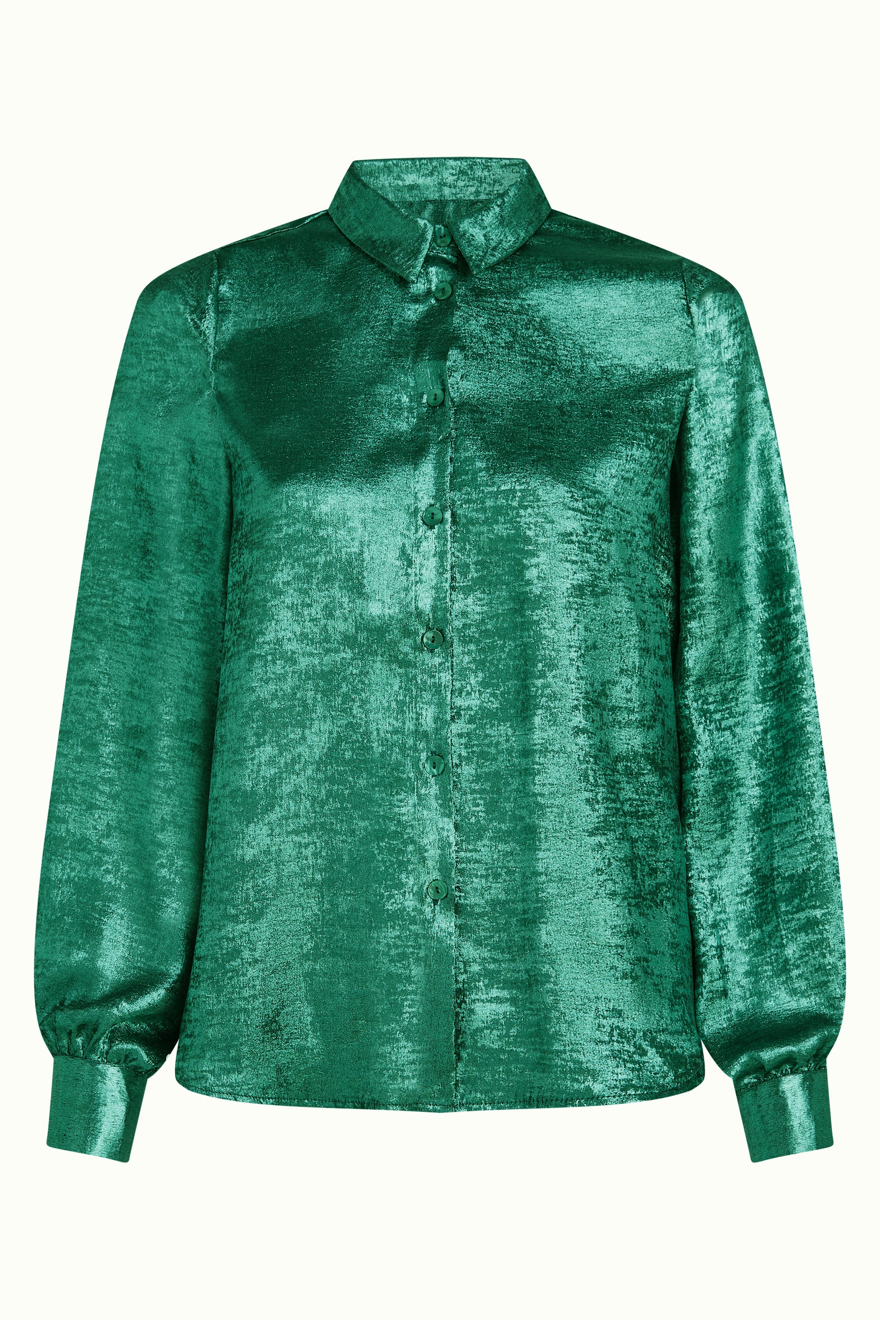 Maisie Blouse Flambe - Silver Green