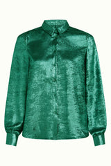 Maisie Blouse Flambe - Silver Green