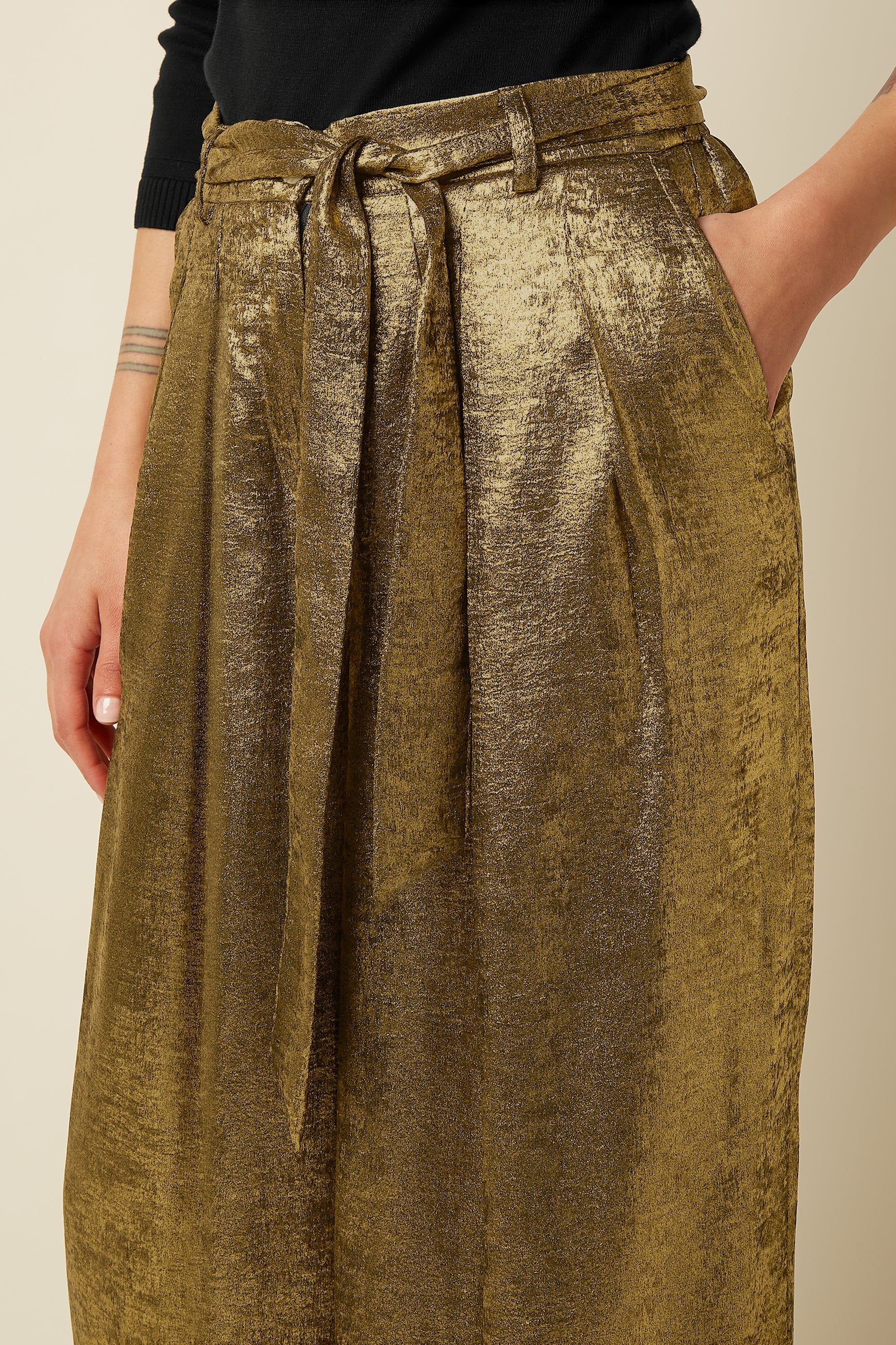 Marnie Pants Flambe - Gold