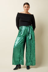 Marnie Pants Flambe - Silver Green
