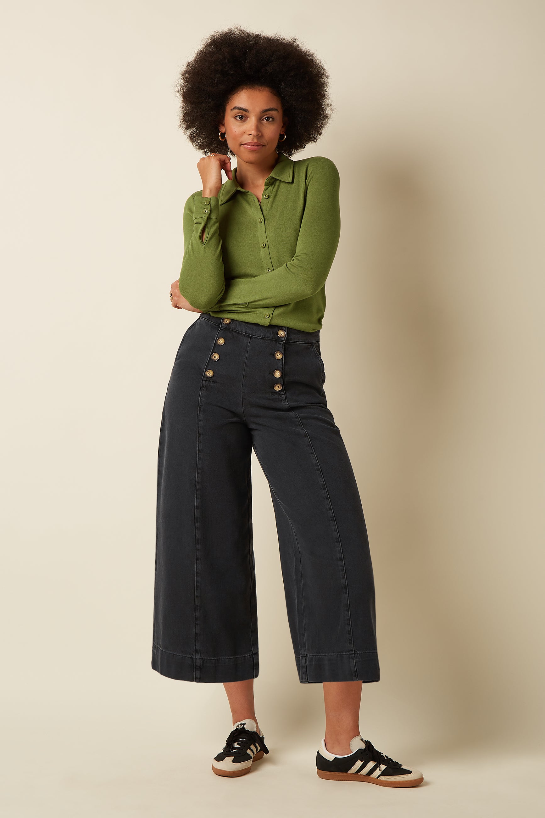 Melody Sailor Pants Rock Denim