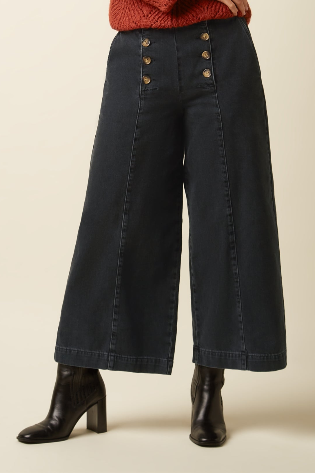 Melody Sailor Pants Rock Denim