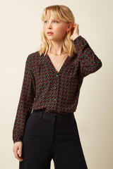 Tex Blouse Jazzy - Black