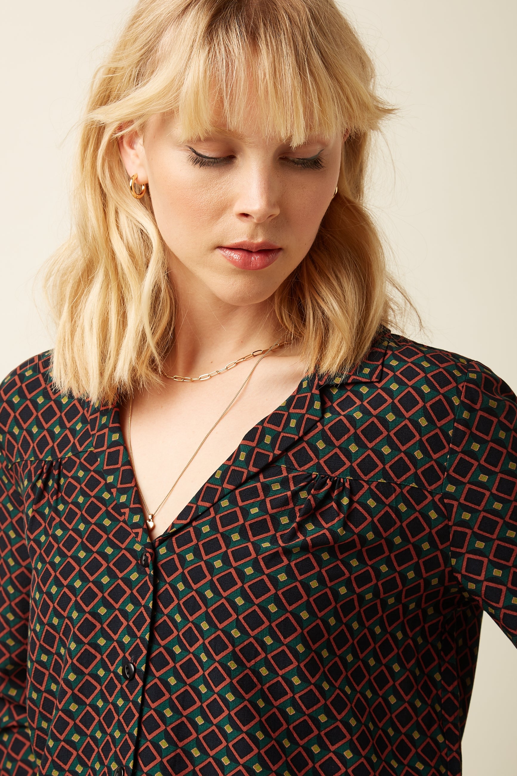 Tex Blouse Jazzy - Black