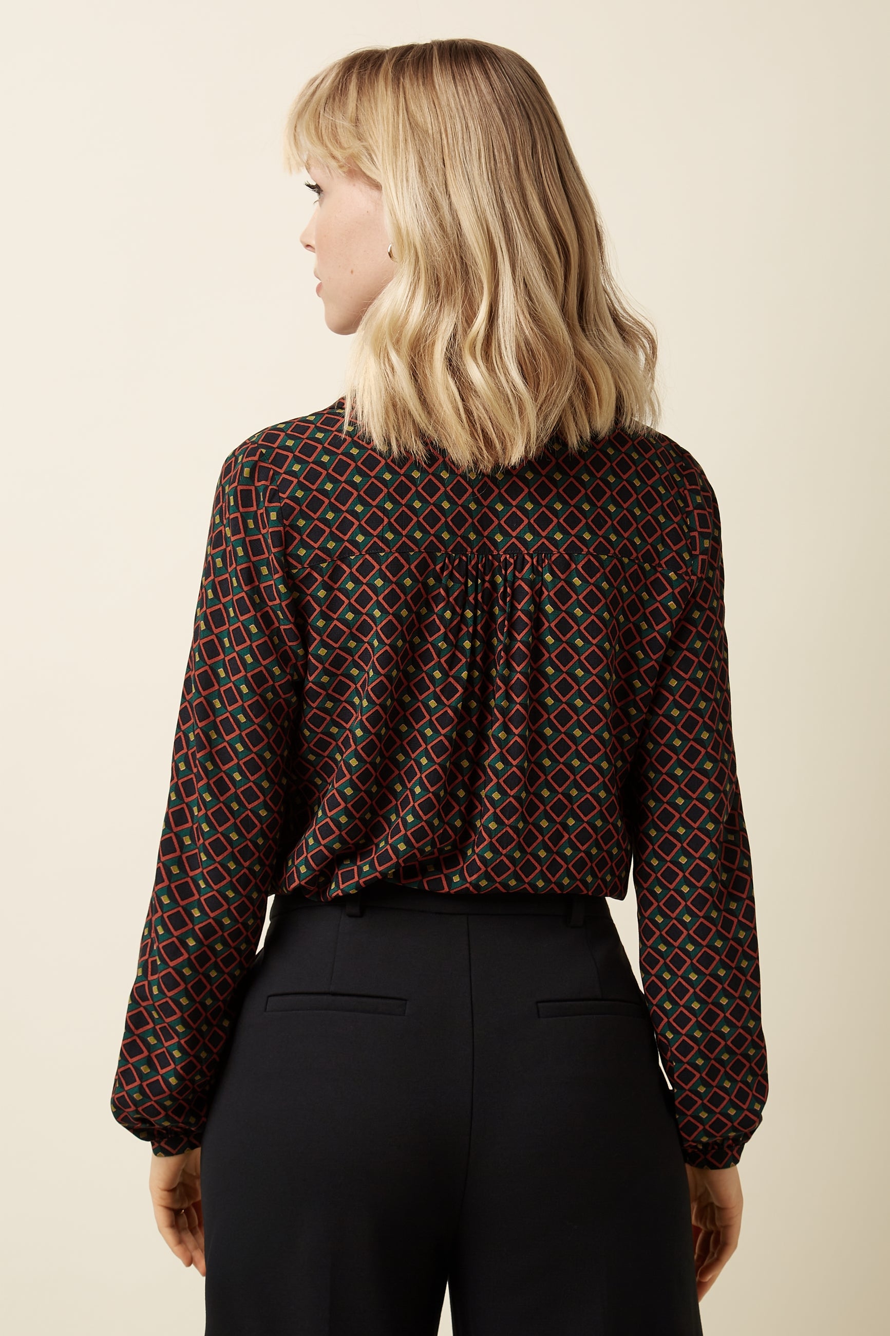 Tex Blouse Jazzy - Black