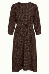 Betty Loose Fit Dress Jazzy - Black