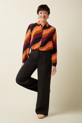 Maisie Blouse Razzle - Beaujolais Red