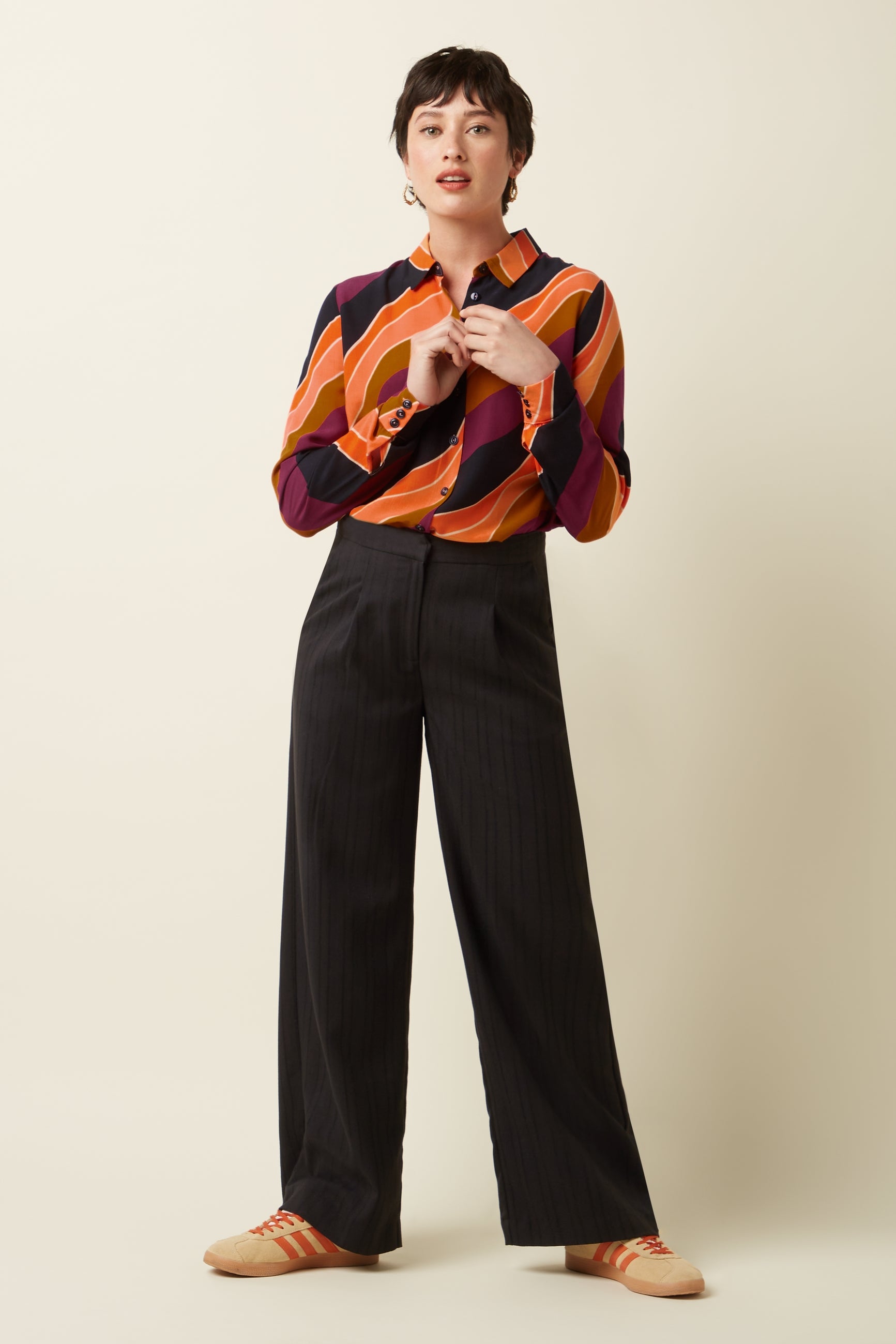 Maisie Blouse Razzle - Beaujolais Red