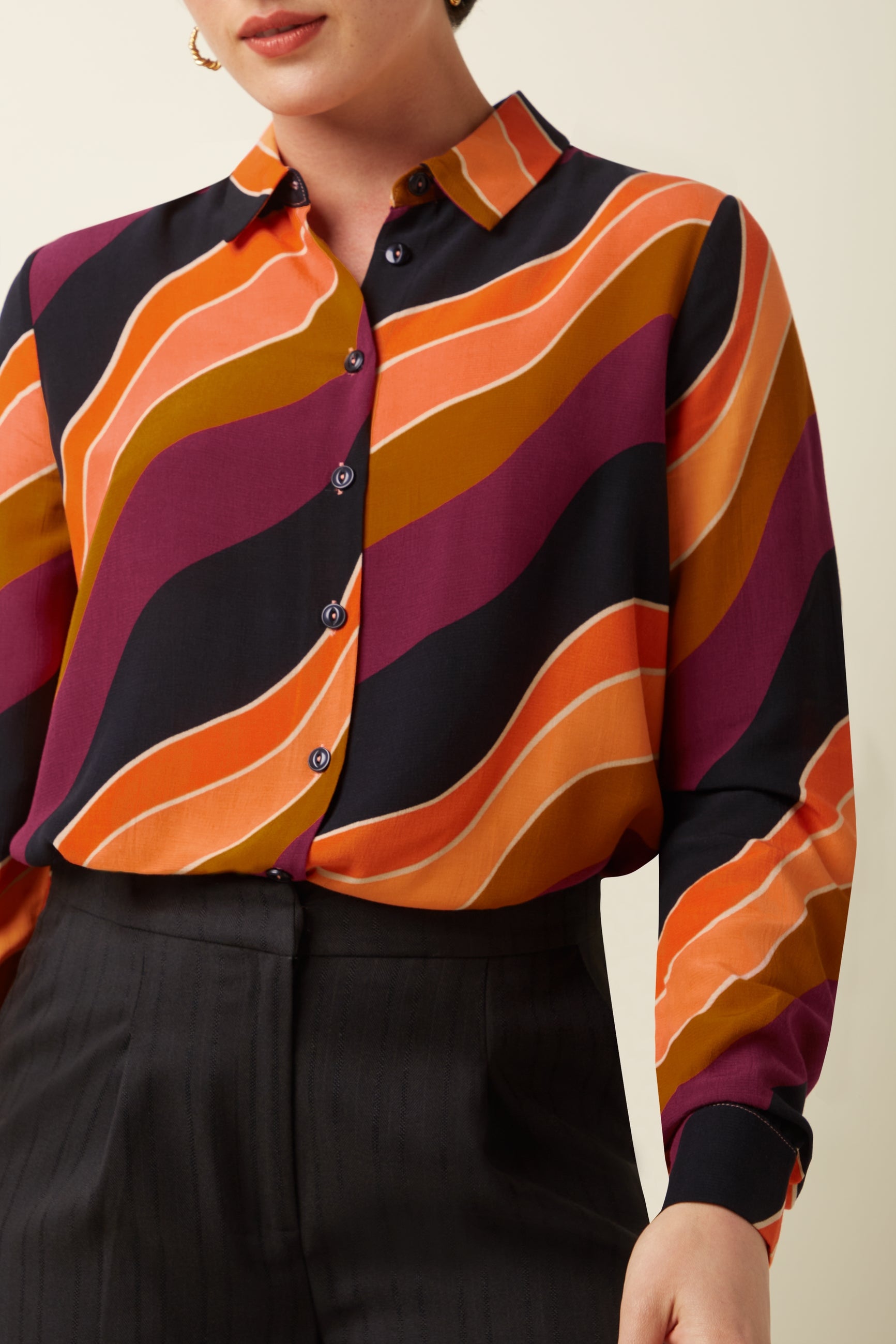 Maisie Blouse Razzle - Beaujolais Red