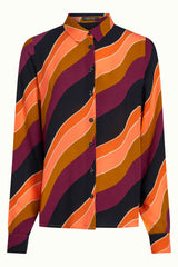 Maisie Blouse Razzle - Beaujolais Red