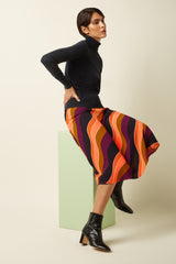 Juno Skirt Razzle - Beaujolais Red