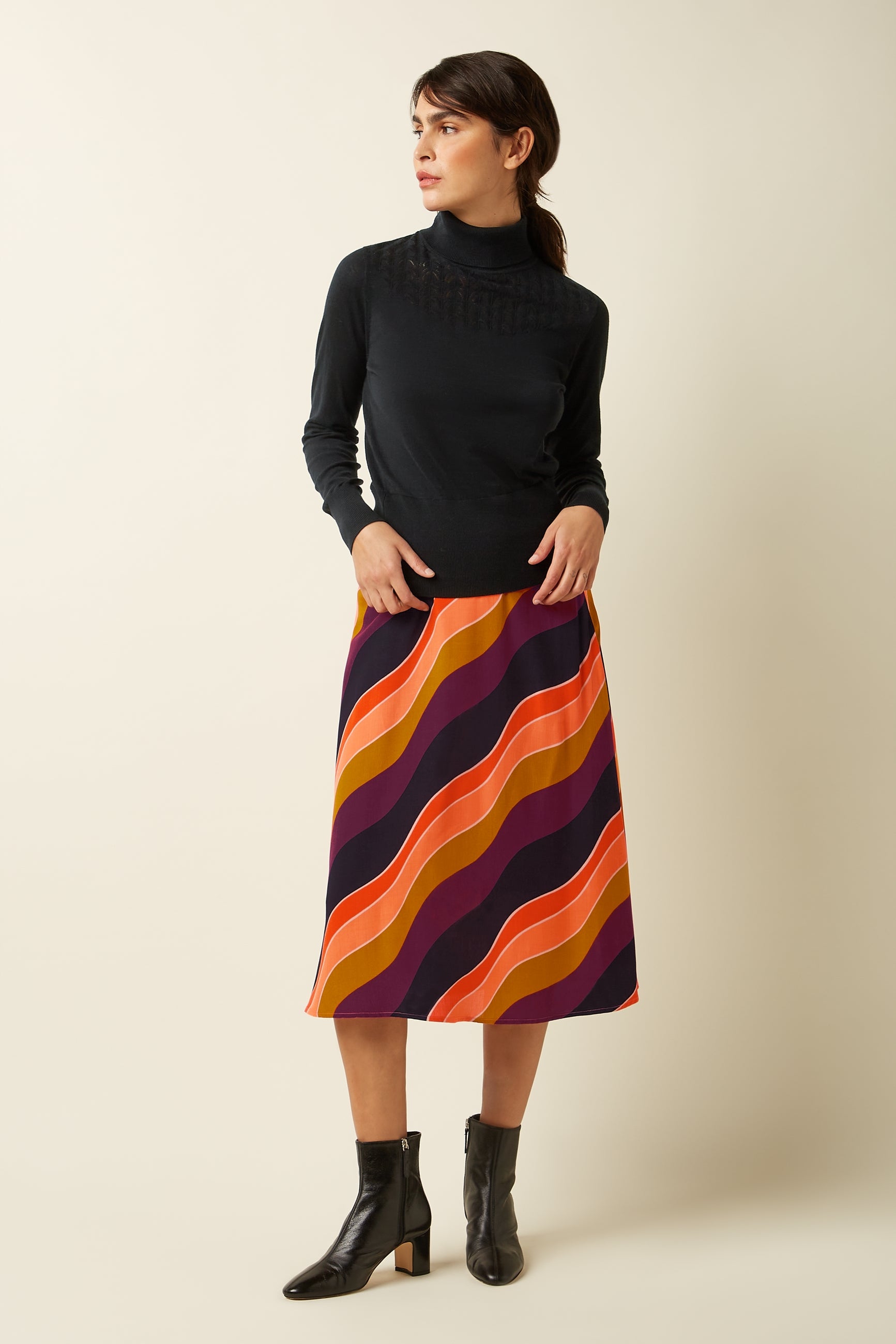 Juno Skirt Razzle - Beaujolais Red