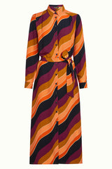 Olivia Dress Razzle - Beaujolais Red