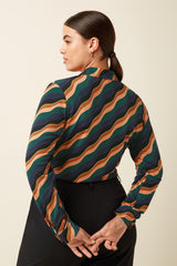 Blouse Razzle - Dragonfly Green