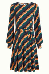 Betty Puff Dress Razzle - Dragonfly Green