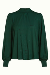 Phoebe Top Piper - Botanical Green