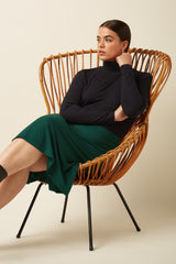 Juno Skirt Piper - Botanical Green