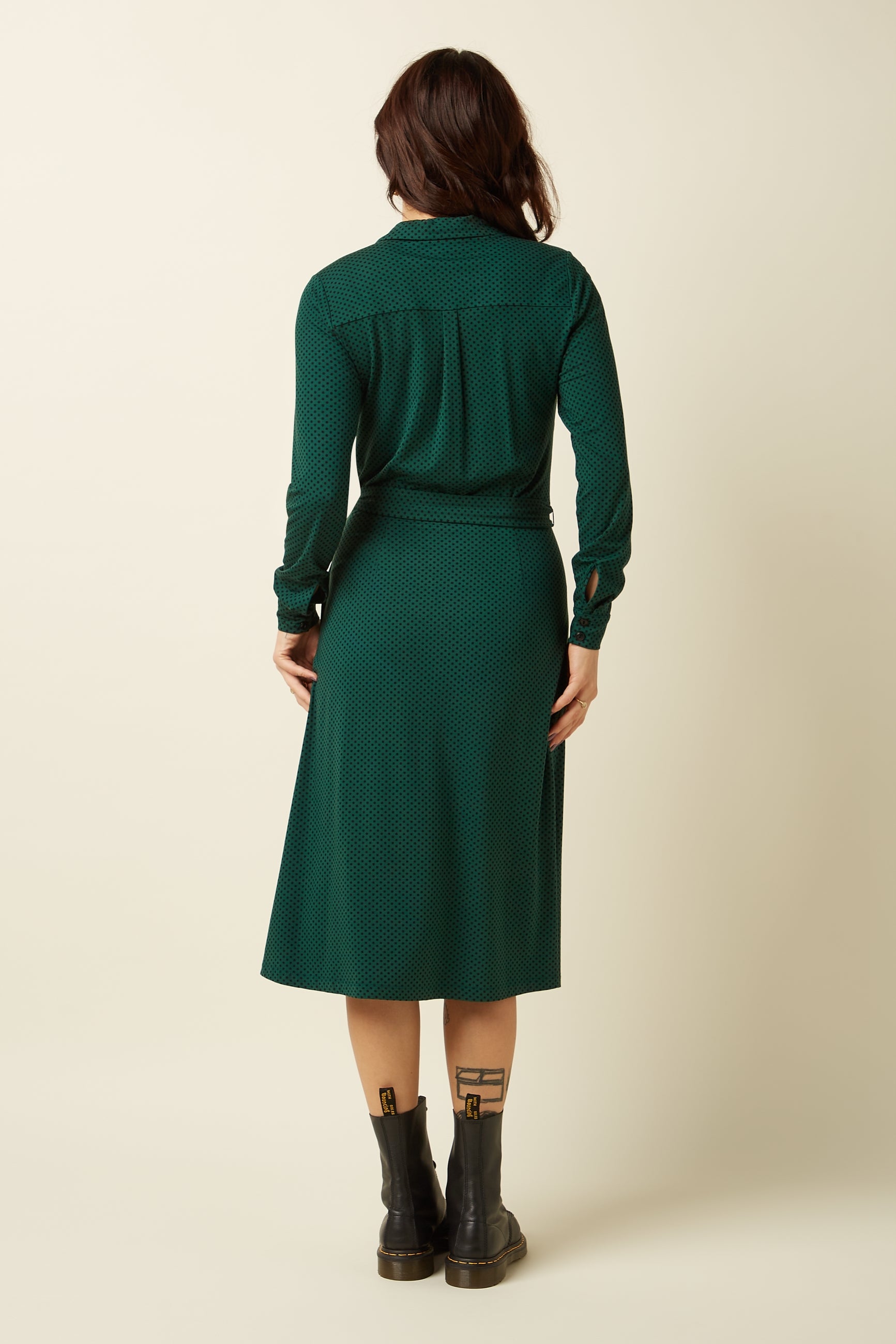 Lola Dress Piper - Botanical Green