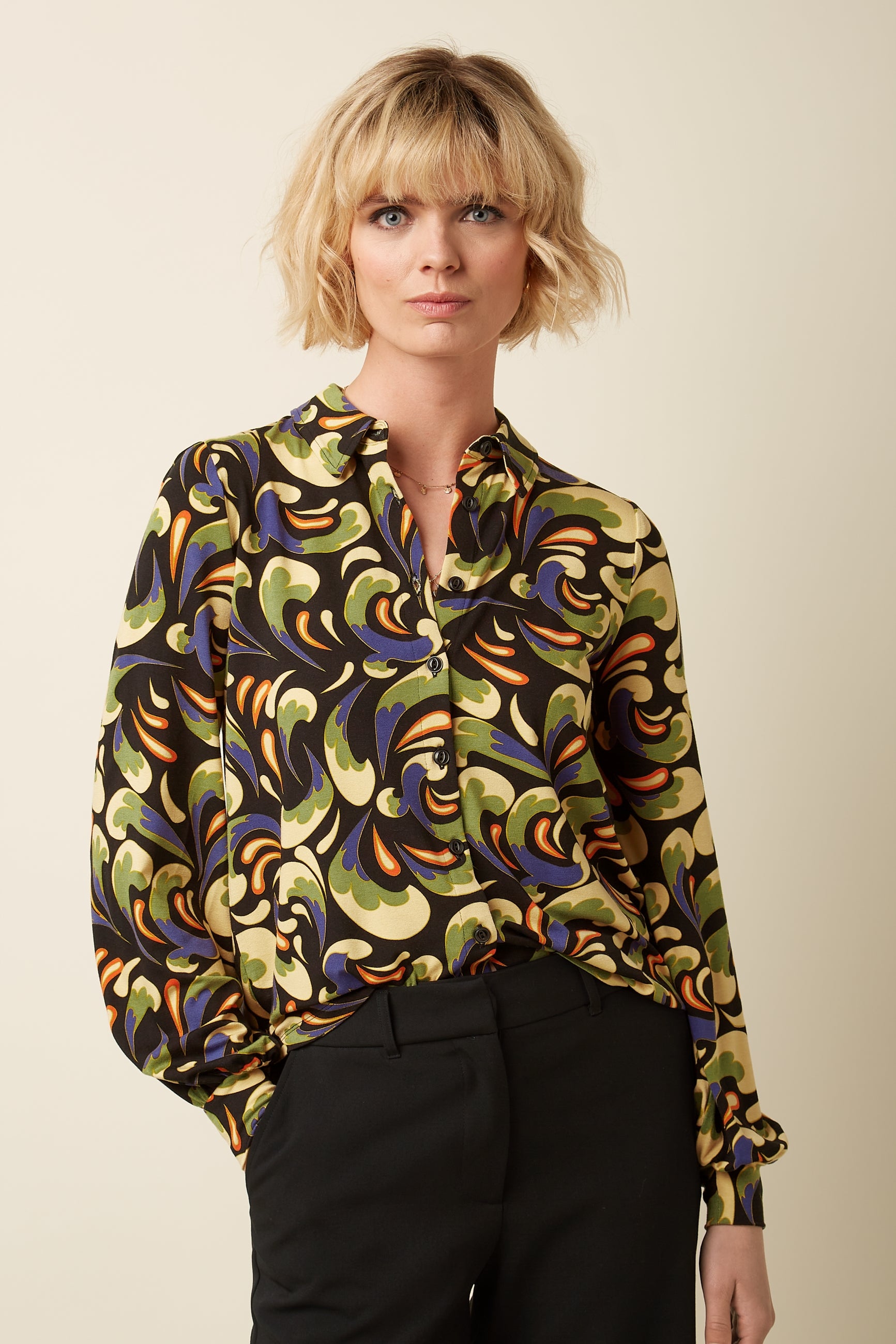 Maisie Blouse Rumble - Black – King Louie