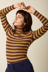 Rollneck Top Eira Stripe - Multi Color