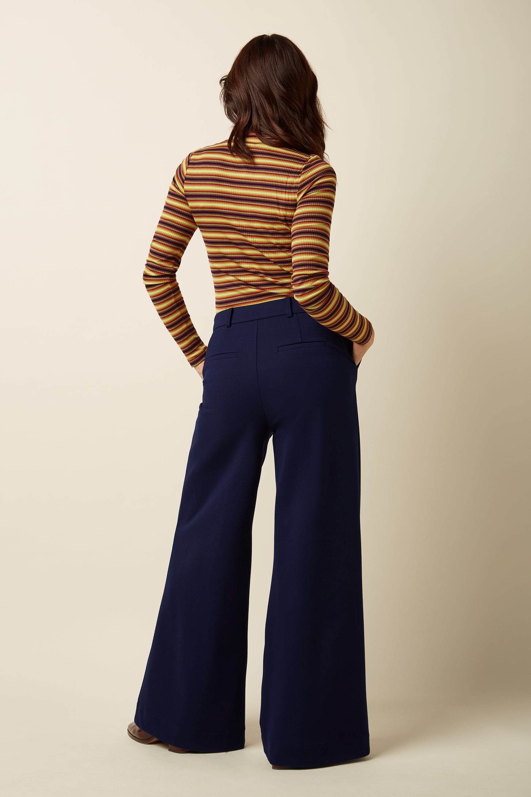 Rollneck Top Eira Stripe - Multi Color