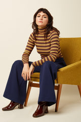 Rollneck Top Eira Stripe - Multi Color